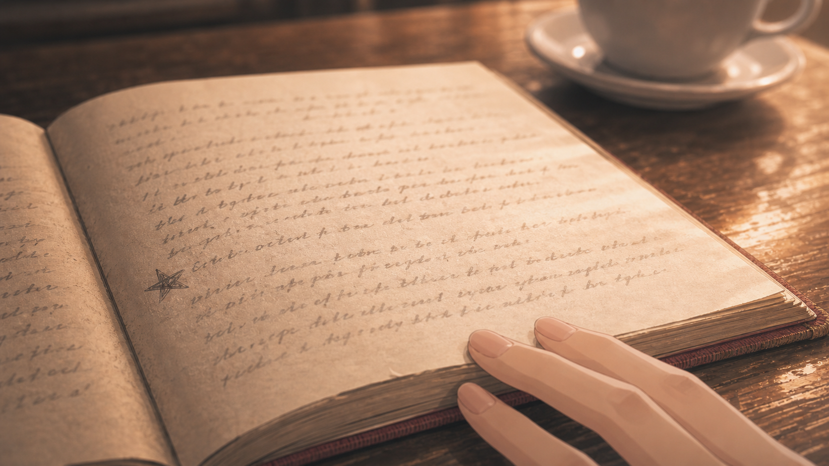 布表紙のノートに手書きされた五年前の障害報告。星印が鉛筆で何度もなぞられている